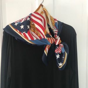 Square Silky TieRack “Art of the Scarf”